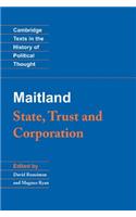 Maitland: State, Trust and Corporation