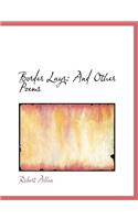 Border Lays: And Other Poems (Large Print Edition)