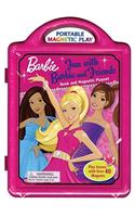 Fun with Barbie and Friends Book and Magnetic Playset [With Over 40 Magnets]