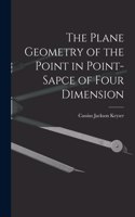 Plane Geometry of the Point in Point-sapce of Four Dimension