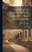 Benefits Which Society Derives From Universities