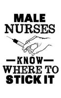 Male Nurses Know Where to Stick It