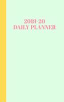 2019-20 Daily Planner: Academic Year Agenda with Monthly and Daily Calendars