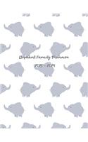 Elephant Family Planner 2020-2024