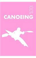 Womens Canoeing Notebook: Blank Lined Womens Canoeing Journal For Female Canoeist and Coach