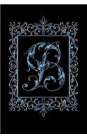 B: Initial Monogram Notebook