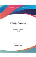 Il Codice Autografo