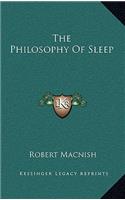 The Philosophy of Sleep