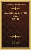 Analytic Geometry of Space (1914)
