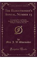 The Elocutionist's Annual, Number 15