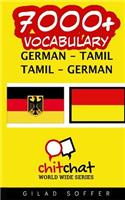 7000+ German - Tamil Tamil - German Vocabulary