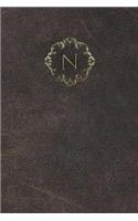 Monogram "N" Notebook