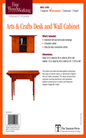 Fine Woodworking's Arts and Crafts Desk and Wall Cabinet Plan