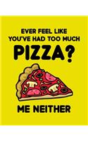 Ever Feel Like You've Had Too Much Pizza? Me Neither