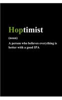 Hoptimist definition: Food Journal - Track your Meals - Eat clean and fit - Breakfast Lunch Diner Snacks - Time Items Serving Cals Sugar Protein Fiber Carbs Fat - 110 pag