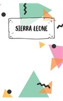 Sierra Leone: Ruled Travel Diary Notebook or Journey Journal - Lined Trip Pocketbook for Men and Women with Lines