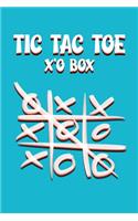 Tic Tac Toe X'O Box: 6" x 9" X'O (TicTacToe) Box Game book with 130 Pages