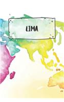 Lima: Ruled Travel Diary Notebook or Journey Journal - Lined Trip Pocketbook for Men and Women with Lines