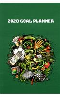2020 Goal Planner: 2019-2020 Weekly Planner and Organizer Book for Soccer/Football Lovers & Fans - 6 x 9 Dated Agenda - Blank Graph Paper - September 2019 - December 2(6 Soccer Lovers)