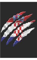 Croatia Notebook: Croatia Notebook - college book - diary - journal - booklet - memo - composition book - 120 sheets - Dot Grid paper 6x9 inch