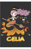 Celia: Celia Halloween Beautiful Mermaid Witch, Create An Emotional Moment For Celia?, Show Celia You Care With This Personal Custom Gift With Celia's Very