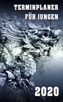 Terminplaner für Jungen 2020: Planer und Organizer für 2020. Terminkalender, Taschenkalender, Wochenplaner, Jahresplaner, Kalender 2019 - 2020 zum Planen und Organisieren.