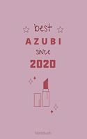 Best Azubi Since 2020 Notizbuch: liniertes Notizbuch A5 mit Spruch - 110 Seiten - Geschenk Glückwünsche zur Ausbildung - Bester Azubi Azubine - Geschenk Weihnachten Geburtstag