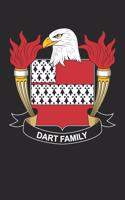 Dart: Dart Coat of Arms and Family Crest Notebook Journal (6 x 9 - 100 pages)