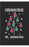 Christmas Chemis Tree Notebook: Notebook / 6x9 Zoll / 120 ruled Pages