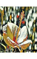 Sketch Book: Abstract Art, Nature Botanical Print (8), 8" x 10" - Drawing Sketch Pad, Unlruled Notebook, Drawing Paper -[Sketch book]
