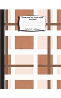Quad Rule 5x5 Graph Paper Notebook. 7.44" x 9.69". 120 Pages