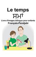 Français-Pendjabi Le temps Livre d'images bilingue pour enfants
