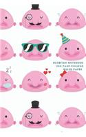 Blobfish Notebook - 200 Page College Ruled Paper