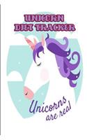 Unicorn Diet Tracker: 6 X 9 Unicorn Diet Planner Pretty Notebook to Track Your Meals & Weight Loss Journey