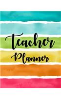 Lesson Planner for Teachers 2019-2020: Weekly and Monthly Teacher Planner, Time Management for Teachers, Academic Year Lesson Plan and Record Book (July 2019 - July 2020)(11 Teacher Planner Book)