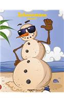 Schneemann-Malbuch 2: (2 Schneemann)