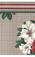 Journal: Antique Wallpaper Design Cover Notebook - Lined Notebook - Composition Book - 6 X 9 Ruled Paper - 100 Pages