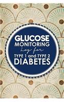 Glucose Monitoring Log for Type 1 and Type 2 Diabetes