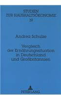 Vergleich der Ernaehrungssituation in Deutschland und Grobritannien