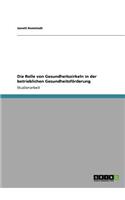 Rolle von Gesundheitszirkeln in der betrieblichen Gesundheitsförderung