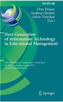 Next Generation of Information Technology in Educational Management