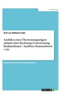 Ausfüllen eines Überweisungsträgers anhand einer Rechnung (Unterweisung Bankkaufmann / -kauffrau, Finanzassistent / -in)