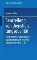 Beurteilung Von Dienstleistungsqualitat