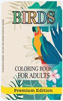 Birds Coloring Book for Adults