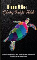 Turtle Coloring Book for Adults