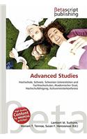Advanced Studies