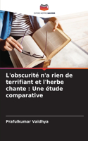 L'obscurité n'a rien de terrifiant et l'herbe chante