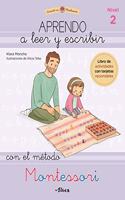 Creciendo con Montessori. Cuadernos de actividades - Aprendo a leer y escribir con el metodo Montessori (Nivel 2): Libro de actividades con tarjetas recortables