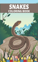Snakes Coloring Book