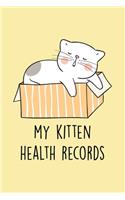 My Kitten Health Records